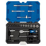 Draper Expert 16479 1/4 Sq. Dr. Metric Multi-Drive® Socket Set (43 Piece)