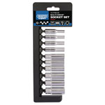 Draper Expert 50048 1/4 Sq. Dr. Metric Multi-Drive® Deep Socket Set (10 Piece)
