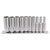 Draper 16399 1/4 Sq. Dr. Metric Deep socket on Metal Rail (10 Piece)