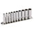 Draper 16399 1/4 Sq. Dr. Metric Deep socket on Metal Rail (10 Piece)
