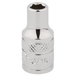 Draper Expert 48345 1/4" Sq. Dr. Hi-Torq® 6 Point Socket (3/16")