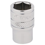 Draper Expert 48942 1/4" Sq. Dr. Hi-Torq® 6 Point Socket (7/16")