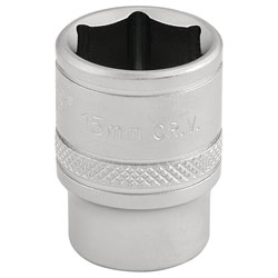 Draper Expert 16541 3/8 Sq. Dr. 6 Point Metric Socket (15mm)