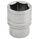 Draper Expert 16543 3/8" Sq. Dr. 6 Point Metric Socket (17mm)