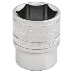 Draper Expert 16545 3/8 Sq. Dr. 6 Point Metric Socket (19mm)