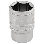 Draper Expert 16571 3/8 Sq. Dr. 6 Point Imperial Socket (9/16)