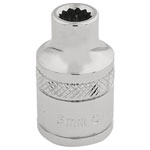 Draper Expert 32766 3/8" Sq. Dr. Hi-Torq® 12 Point Socket (6mm)