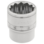 Draper Expert 32797 3/8" Sq. Dr. Hi-Torq® 12 Point Socket (19mm)