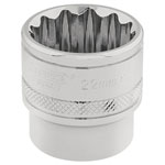 Draper Expert 32800 3/8" Sq. Dr. Hi-Torq® 12 Point Socket (22mm)