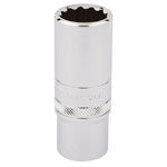 Draper Expert 33013 3/8" Sq. Dr. Hi-Torq® 12 Point Deep Socket (17mm)