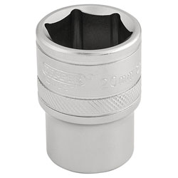 Draper Expert 16610 1/2 Sq. Dr. 6 Point Metric Socket (20mm)