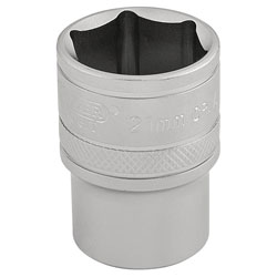 Draper Expert 16612 1/2 Sq. Dr. 6 Point Metric Socket (21mm)