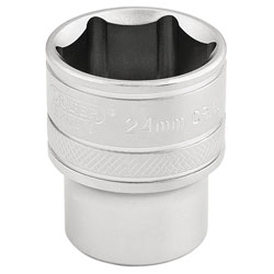 Draper Expert 16615 1/2 Sq. Dr. 6 Point Metric Socket (24mm)