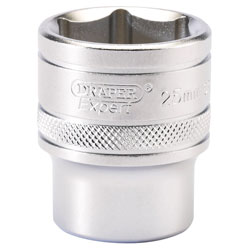 Draper Expert 16616 1/2 Sq. Dr. 6 Point Metric Socket (25mm)