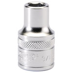 Draper Expert 16624 1/2" Sq. Dr. 6 Point Imperial Socket (3/8")