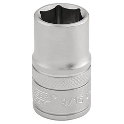 Draper Expert 16627 1/2 Sq. Dr. 6 Point Imperial Socket (9/16)