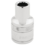 Draper Expert 33089 1/2" Sq. Dr. Hi-Torq® 12 Point Socket (9mm)