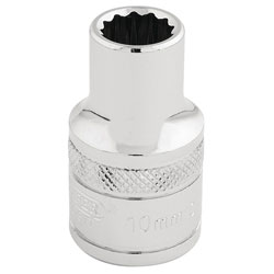 Draper Expert 33093 1/2 Sq. Dr. Hi-Torq® 12 Point Socket (10mm)