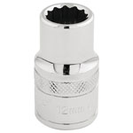 Draper Expert 33097 1/2" Sq. Dr. Hi-Torq® 12 Point Socket (12mm)