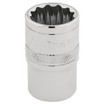 Draper Expert 33167 1/2" Sq. Dr. Hi-Torq® 12 Point Socket (17mm)