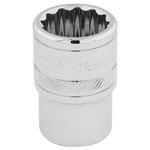 Draper Expert 33202 1/2" Sq. Dr. Hi-Torq® 12 Point Socket (18mm)