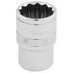 Draper Expert 33231 1/2" Sq. Dr. Hi-Torq® 12 Point Socket (19mm)