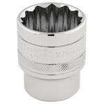 Draper Expert 33442 1/2" Sq. Dr. Hi-Torq® 12 Point Socket (27mm)