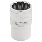 Draper Expert 33644 1/2" Sq. Dr. Hi-Torq® 12 Point Socket (11/16")