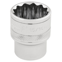 Draper Expert 33724 1/2 Sq. Dr. Hi-Torq® 12 Point Socket (15/16)