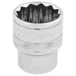 Draper Expert 33724 1/2" Sq. Dr. Hi-Torq® 12 Point Socket (15/16")