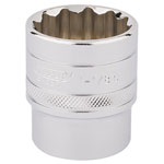 Draper Expert 33727 1/2" Sq. Dr. Hi-Torq® 12 Point Socket (1.1/8")