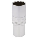 Draper Expert 33802 1/2" Sq. Dr. Hi-Torq® 12 Point Deep Socket (24mm)