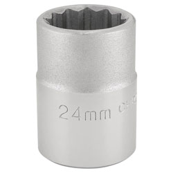 Draper Expert 16692 3/4 Sq. Dr. 12 Point Socket (24mm)