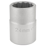 Draper Expert 16692 3/4 Sq. Dr. 12 Point Socket (24mm)