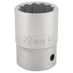 Draper Expert 16696 3/4 Sq. Dr. 12 Point Socket (27mm)