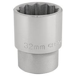 Draper Expert 16699 3/4 Sq. Dr. 12 Point Socket (32mm)