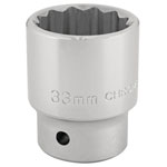 Draper Expert 16700 3/4 Sq. Dr. 12 Point Socket (33mm)