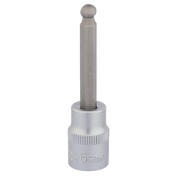 Draper Expert 16289 3/8 Sq. Dr. Ball End Hexagonal Socket Bits (6mm)