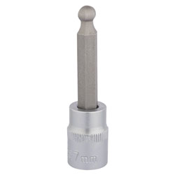 Draper Expert 16290 3/8 Sq. Dr. Ball End Hexagonal Socket Bits (7mm)