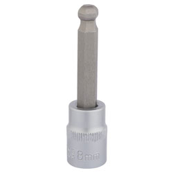 Draper Expert 16291 3/8 Sq. Dr. Ball End Hexagonal Socket Bits (8mm)