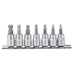 Draper Expert 16296 3/8 Sq. Dr. Hexagonal Socket Bit Set (7 Piece)