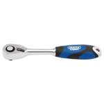 Draper Expert 26502 1/4" Sq. Dr. 72 Tooth Soft Grip Reversible Ratchets