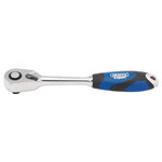 Draper Expert 26503 3/8" Sq. Dr. 72 Tooth Soft Grip Reversible Ratchets