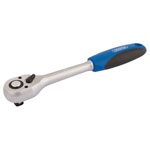 Draper 16429 1/2" Sq. Dr. 72 Tooth Reversible Soft Grip Ratchets