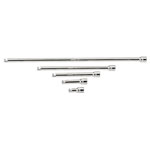 Draper Expert 16768 3/8 Sq. Dr. Satin Chrome Wobble Extension Bar Set (5 Piece)