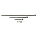 Draper Expert 16770 1/2 Sq. Dr. Wobble Extension Bar Set Micro Satin Chrome 4Pc