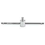 Draper Expert 16786 1/4" Sq. Dr. Satin Chrome Sliding T Bar