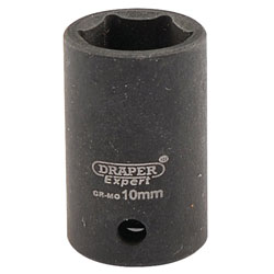 Draper Expert 05014 Expert 10mm 1/4 Square Drive Hi-Torq® 6 Point Impact Socket