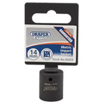 Draper Expert 05059 Expert 14mm 1/4" Square Drive Hi-Torq® 6 Point Impact Socket