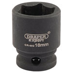 Draper Expert 06878 Expert 18mm 3/8" Square Drive Hi-Torq® 6 Point Impact Socket